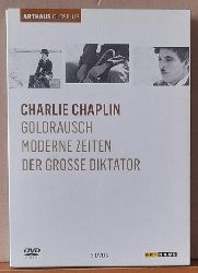 Chaplin, Charlie  Goldrausch + Moderne Zeiten + Der grosse Diktator (3 DVD-Film) 
