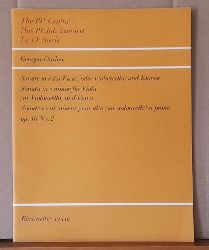 Onslow, Georges  Sonate in C fr Viola (oder Violoncello) und Klavier / Sonata in c minor for Viola (or Violoncello) and piano Op 16 No. 2 (Viola & Piano) 