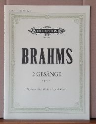 Brahms, Johannes  2 (Zwei) Gesnge fr eine Altstimme mit Viola oder Violoncello und Klavier / Two Songs .... Opus 91 