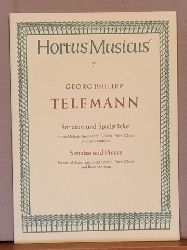 Telemann, Georg Philipp  Sonaten und Spielstcke fr ein Melodie-Instrument (Violine/Flte/Oboe) und Basso Continuo "Der getreue Musikmeister" (Hg. Dietz Degen) 