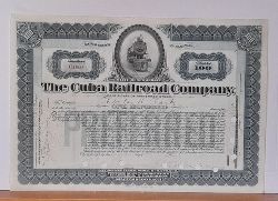 Cuba Railroad Company  AKTIE The Cuba Railroad Company (United States of America) (100$ Wert) 