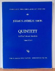 Amon, Johann Andreas  Quintett fr Flte, Viola und Streichtrio Opus 19 Nr. 3 (Hg. nach dem Erstdruck v. Wolfgang Sawodny) 