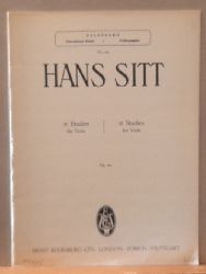 Sitt, Hans  15 Etuden fr Viola / 15 Studies for Viola Op. 116 