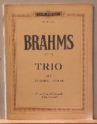 Brahms, Johannes  Trio C-Moll Op. 101 fr Piano, Violino & Violoncello (Ossip Schnirlin) (bertragung v. Wilhelm Altmann) 