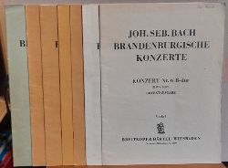 Bach, Johann Sebastian  Konzert Nr. 6 B-Dur (BWV 1051) Urtextausgabe (Bestehend aus: Viola I, Viola II, Viola da Gamba I, Viola da Gamba II, Violoncello, Kontraba, Cembalo) 