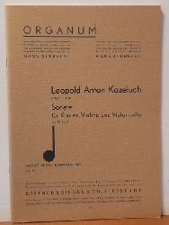 Kozeluch, Leopold Anton  Sonate fr Klavier, Violine und Violoncello op 12 Nr. 1 