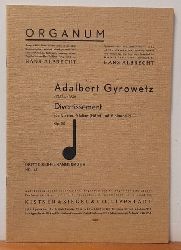 Gyrowetz, Adalbert  Divertissement fr Klavier, Violine (Flte) und Violoncello Op. 50 