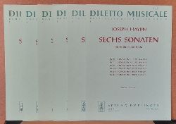 Haydn, Joseph  Sechs Sonaten fr Violine und Viola (Gerhard Zatschek) (Nr. 10, 11, 12, 124, 125, 126 (Sonate in F-Dur, A-Dur, B-Dur, D-Dur, Es-Dur, C-Dur, Hob. VI: 1-6) 