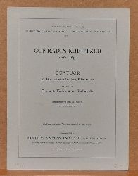 Kreutzer, Conradin (auch Konradin) (1780-1849)  Quatuor Es-Dur, mi bemol majeur, E flat major fr Clarinette, Violon, Alto et Violoncellle (Hg. Fritz Kneusslin) 