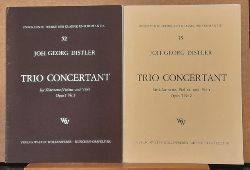 Distler, Johann-Georg  Trio Concertant fr Klarinette, Violine und Viola Opus 7 Nr. 1+2 