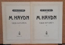 Haydn, Michael  Vier Sonaten fr Violine und Bratsche (Heft I Nr. 1 C dur - 2. D dur; Heft II Nr. 2 F dur - 4. E dur) Zum ersten Male herausgegeben von Wilhelm Altmann) 