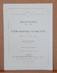 Wenth, Johann (1745-1801)  Petite Serenade Concertante fr / pour / for Deux Hautbois et Cor anglais (Hg. Anton Myslik) 