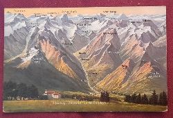   Ansichtskarte AK Schnberg. Stubaital mit den Gletschern 
