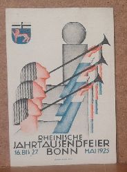  Ansichtskarte AK Rheinische Jahrtausendfeier Bonn 16.-27. Mai 1925 (kubistisches Motiv / Kubismus) 