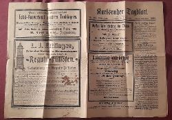 Mller, C.F. (Hg.)  Karlsruher Tagblatt Nr. 307 Erstes Blatt v. 6. November 1898 
