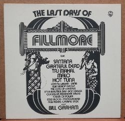 VA  The Last Days of Fillmore Live (3LP 33 1/3 UpM) 