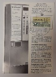   Postkarte zur Einfhrung der Automatenmarke am 5.1.1981in Darmstadt mit 10Pf Marke und Stempel Hannover Messe. (Aufgedruckt die Abbildung und technische Daten) 