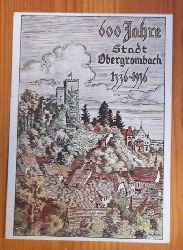   Ansichtskarte AK 600 Jahre Stadt Obergrombach 1336-1936 (Knstlerkarte) 