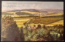   Ansichtskarte AK Heimsttte Frstel mit Blick auf Waschleithe im schsischen Erzgebirge (Schwarzenberg-Langenberg) 