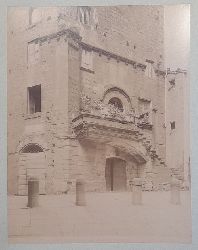   Orig. Fotografie Viterbo Lazio, Via del Melangolo, Palazzo del XIII secolo 