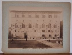   Orig. Fotografie. PISTOIA Palazzo Pretorio L`Esterno XIV Secolo (Ed. Alinari) um 1870, Italien 