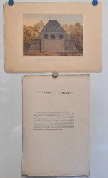 Lemercier und Carlos Nebel  Farb-Lithographie de Lemercier: Restauracion de la Piramide de Xochicalco 