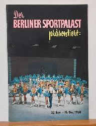 Berliner Sportpalast  Programm / Programmheft Berliner Sportpalast Berlin. CONFETTI. Wiener Eisrevue 22. Nov. - 15. Dez. 1968 