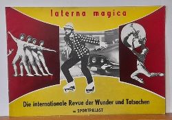 Buchmann, Karl  Programm / Programmheft "Panorama Show Vision "laterna magica" aus Prag mit der internationalen Revue der Wunder und Tatsachen (hs. ab 12.8.65 - 13.9.65) 