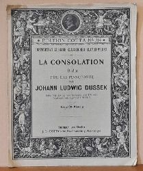 Dussek, J.L. (Johann Ludwig auch Ladislaus); Immanuel (Mitw.) von Faisst und Sigmund (Bearb.) Lebert  No. 5 La Consolatuon B dur fr das Pianoforte / B flat major 