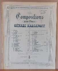 Karganoff, Genari  Compositions pour Piano Opus 10 Miniatures No. 4 Intermezzo 
