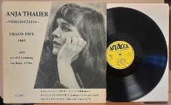 Thauer, Anja  Anja Thauer - Violoncello - Grand Prix 1962 spielt zum 100. Geburtstag von Eugen d`Albert LP 33 1/3UpM (Eugen D