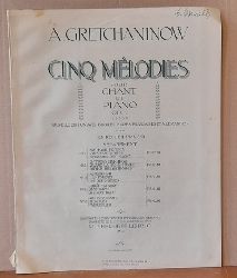 Gretchaninow, Alexander  Wiegenlied / Berceuse Op. 5 No. 5 (Texte francais-allemand-russe) 