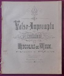 De Wilm, Nicolas  Valse-Impromptu pour Piano Op. 2 No. 1 