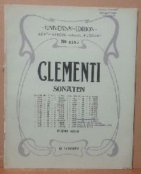 Clementi, Muzio  Sonate Opus 50 No. 2 D-moll (Piano Solo, H. Schmitt) 
