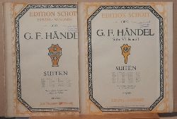 Hndel, G.F. (Georg Friedrich)  Suiten. Suite V (5) E + Suite VI (6) fis moll (1913+1914) (neu revidierte Ausgabe v. Fred M. Voss. Piano) 