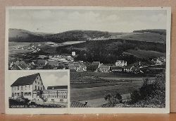   Ansichtskarte AK Kaiseringen in Hohenzollern (Straberg). Gesamt und Gasthaus Adler (Stempel Tbingen-Sigmaringen Bahnpost Z 3254) 