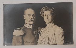   Ansichtskarte AK Friedrich II. Grossherzog und Hilda Grossherzogin von Baden 1885-1910 (Orig.Aufnahme Schumann & Sohn) 