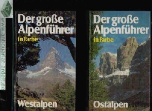 Graubner, Rudolf und Marga;  Der große Alpenführer Ostalpen und Westalpen 2 Bücher 