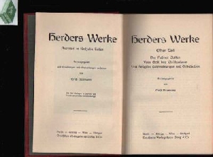 Naumann, Ernst;  Herders Werke Band 1-2 und 11-13 