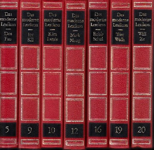 Müller, Hans F.;  Das moderne Lexikon in zwanzig Bänden - Band 5, 9, 10, 12, 14, 16,19, 20 8 Bände 