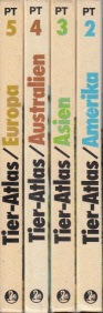 Autorengruppe;  Tier-Atlas - Band 2, 3, 4, 5 4 Bände - Mit vielen farbigen Abbildungen und Karten 