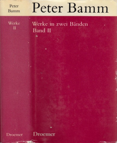 Bamm, Peter;  Werke in 2 Bänden - 2. Band 