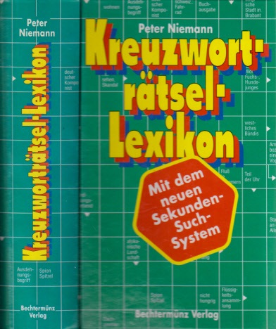 Niemann, Peter;  Kreuzworträtsel-Lexikon - Mit dem neuen Sekunden-Such-System 