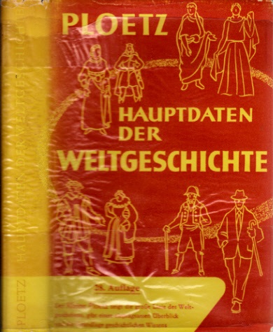 Ploetz, Karl;  Hauptdaten der Weltgeschichte 