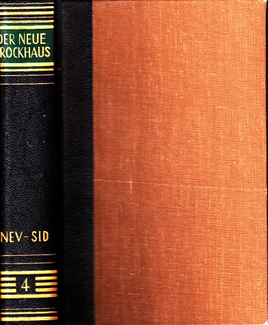 Autorengruppe;  Der neue Brockhaus - Allbuch in fünf Bänden und einem Atlas - vierter Band: Nev-Sid 