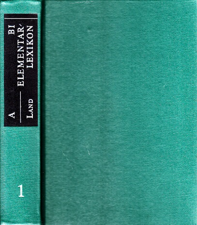 Zwahr, Annette und Helga Weck;  Bi-Elementarlexikon in zwei Bänden - Band 1: A/Land und Band 2: Lane/Z 22 Bücher 