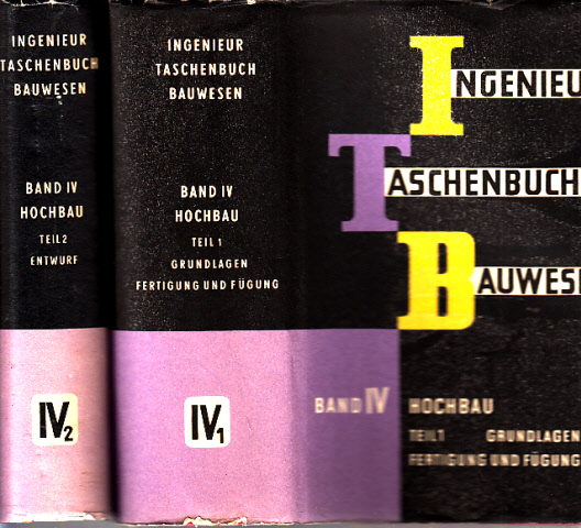 Rettig, Heinrich;  Ingenieur-Taschenbuch Bauwesen Bände 4/1, 4/2 2 Bände 