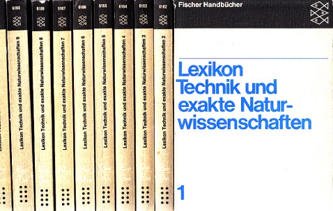 Diverse;  Lexikon Technik und exakte Naturwissenschaften 10 Bände 