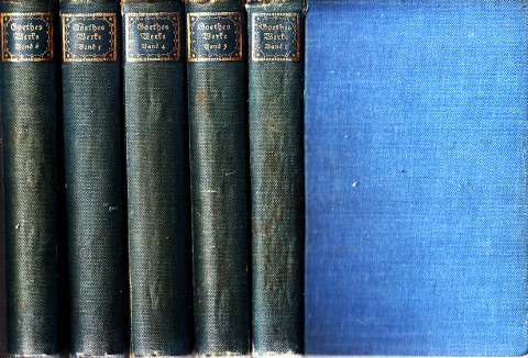 Schmidt, Erich;  Goethes Werke in sechs Bänden - Bände 2, 3, 4, 5, 6 5 Bücher 