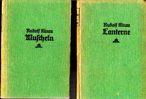 Kinau, Rudolf;  Muscheln - Laterne 2 Bücher 